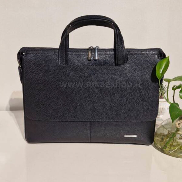 کیف اداری دستی مشکی کد 346 نیکا ای شاپ
